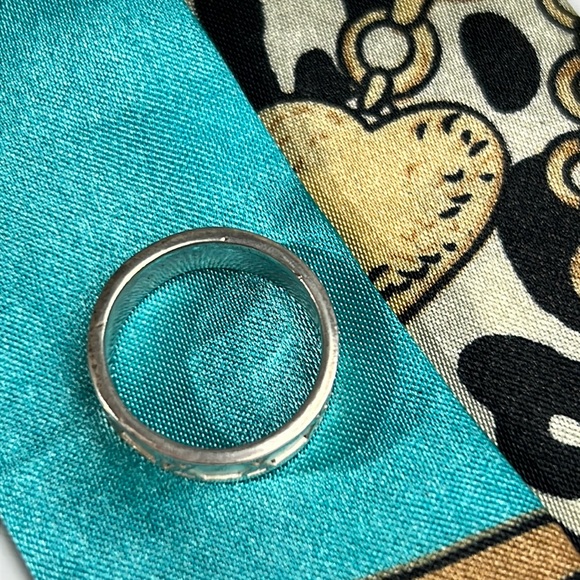 TIFFANY & CO. Atlas 1995 Roman Number  Sterling Silver 925 Ring  sz:5.5 - Picture 8 of 13